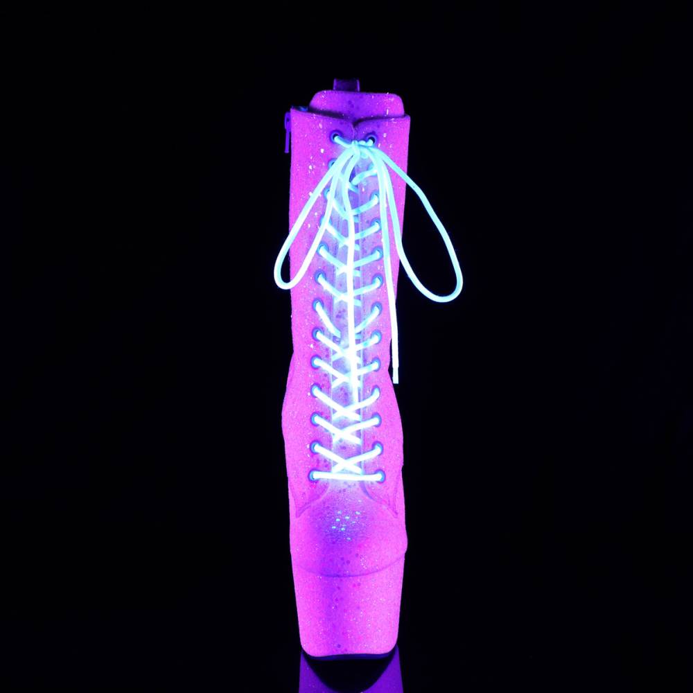 Pleaser - ADORE1040IG Platform Boots, Pole dance shoes - Pink